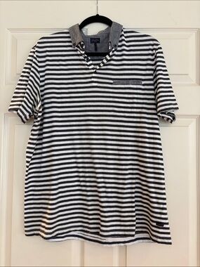 Good Man Brand L Striped Polo